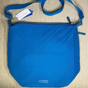 Gorgeous Blue Vera Bradley Carson Hobo Bag with a charger Pocket!